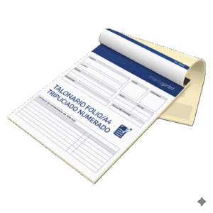 TALONARIOS FOLIO/A4 TRIPLICADO